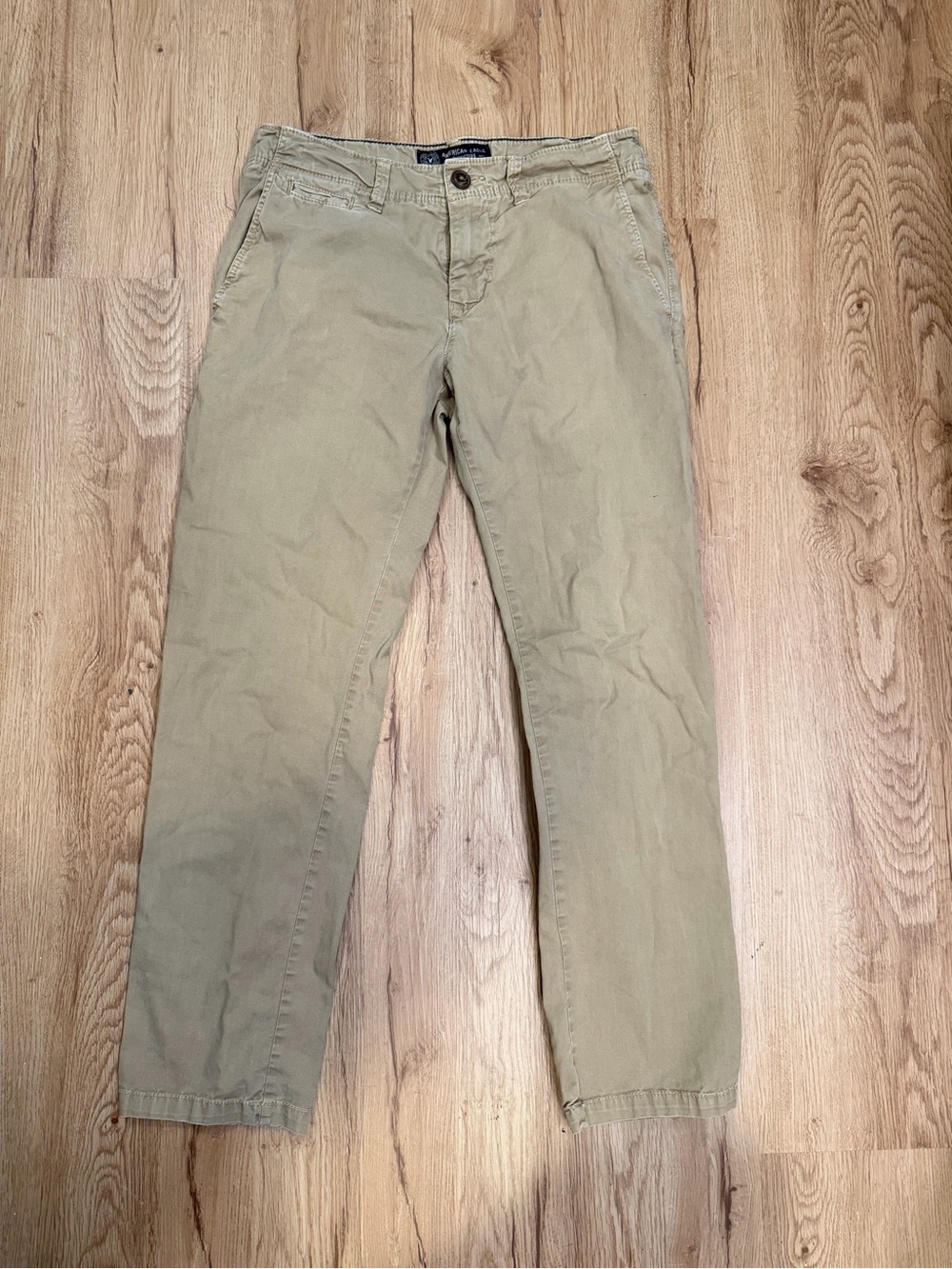 Men's Khaki Chino Pants - Slum Fit Stretch